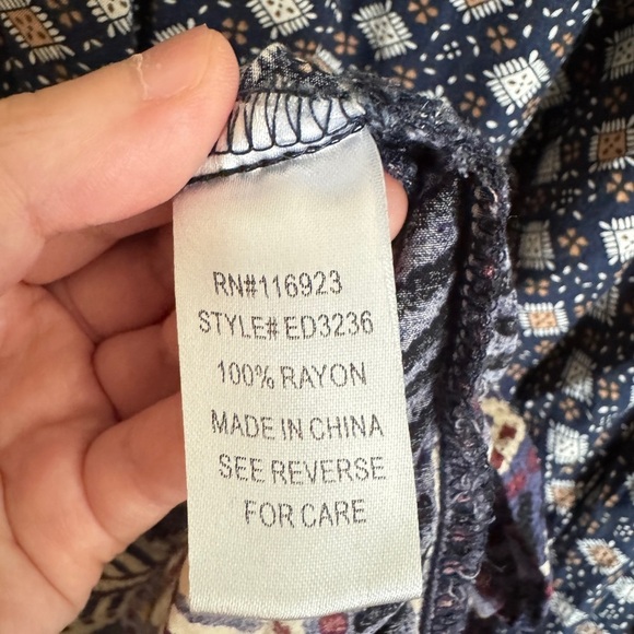 Easel Anthropologie Tunic Oversized Blouse Top Size S - Picture 8 of 9